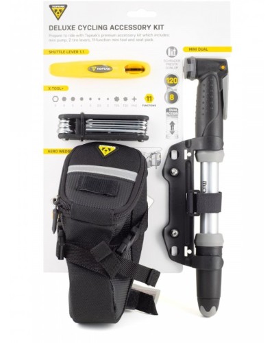 TOPEAK Kit de Accesorios Deluxe Essential Cycling Accessory Kit