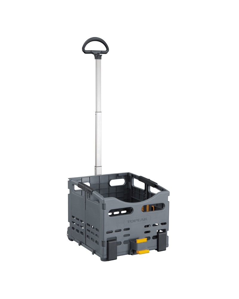 TOPEAK Cesta Trasera Plegable Aluminio/Plástico (Trolleytote Folding MTX Basket Rear)