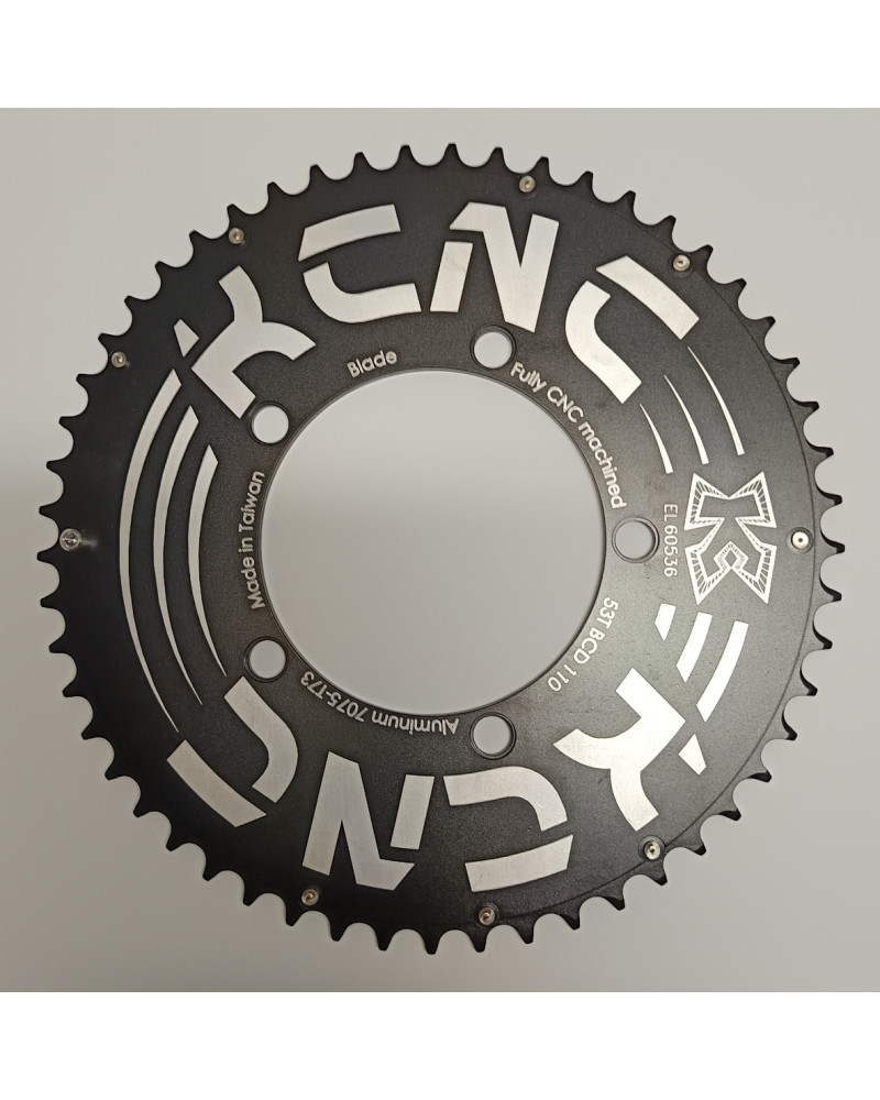 KCNC Plato 53 D Aero Carretera bcd 110 Negro Blade