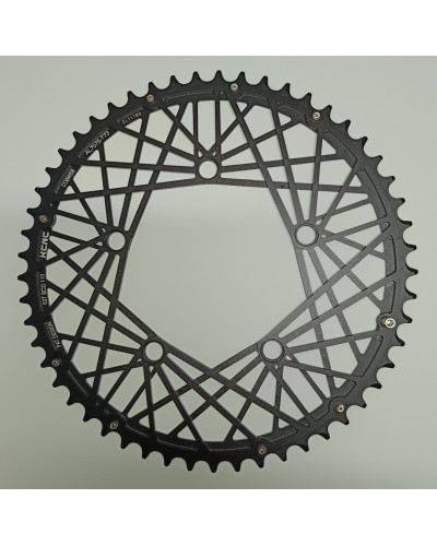 KCNC Plato 53 D Aero Carretera bcd 110 Negro Cowed