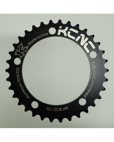 KCNC Plato 34 D Aero Carretera bcd 110 Negro Blade