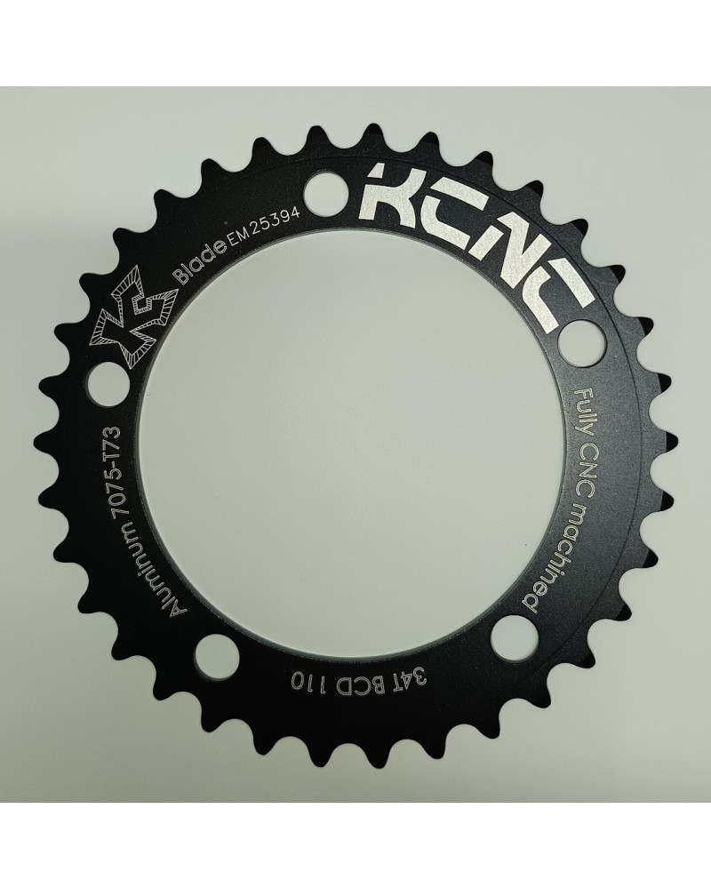 KCNC Plato 34 D Aero Carretera bcd 110 Negro Blade