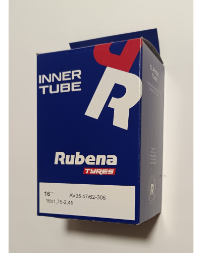 RUBENA Cámara 16"x1,75-2,45 Schrader 35 mm.