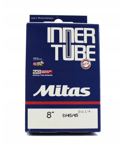 MITAS Cámara 8"x1 1/4 Schrader 45º