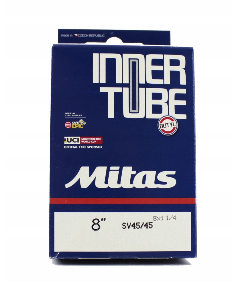 MITAS Cámara 8"x1 1/4 Schrader 45º