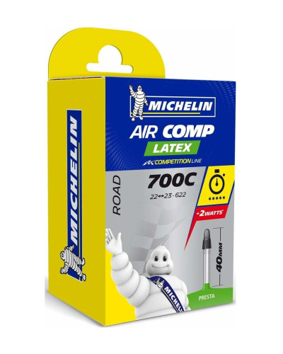 MICHELIN Cámara Látex 700x22-23 Presta 40 mm.