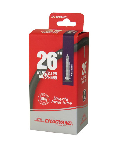 CHAOYANG Cámara 26"x1,95-2,125 Presta 40 mm.