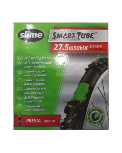 SLIME Cámara Sellante 27,5"x2,00-2,40 Presta 48 mm.
